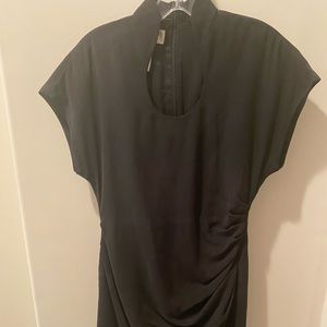 Black pure silk dress